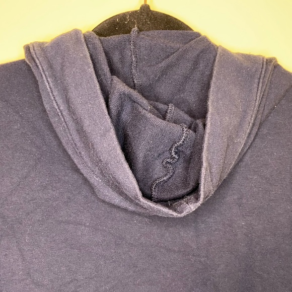 Banana Republic Navy Blue Women’s Hooded Open Front Cardigan Size Small - Picture 7 of 9